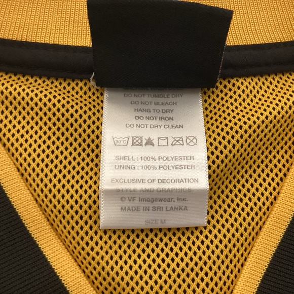 NFL Pittsburgh Steelers Pullover Windbreaker Men size Medium - Picture 8 of 9